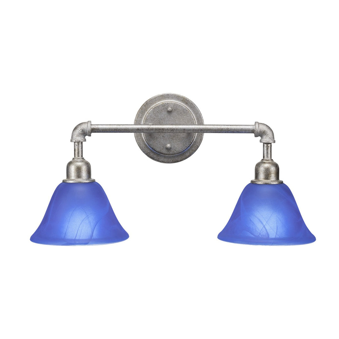 Toltec Vintage 182-as-4155 Bath Vanity Light 20 in. wide - Aged Silver