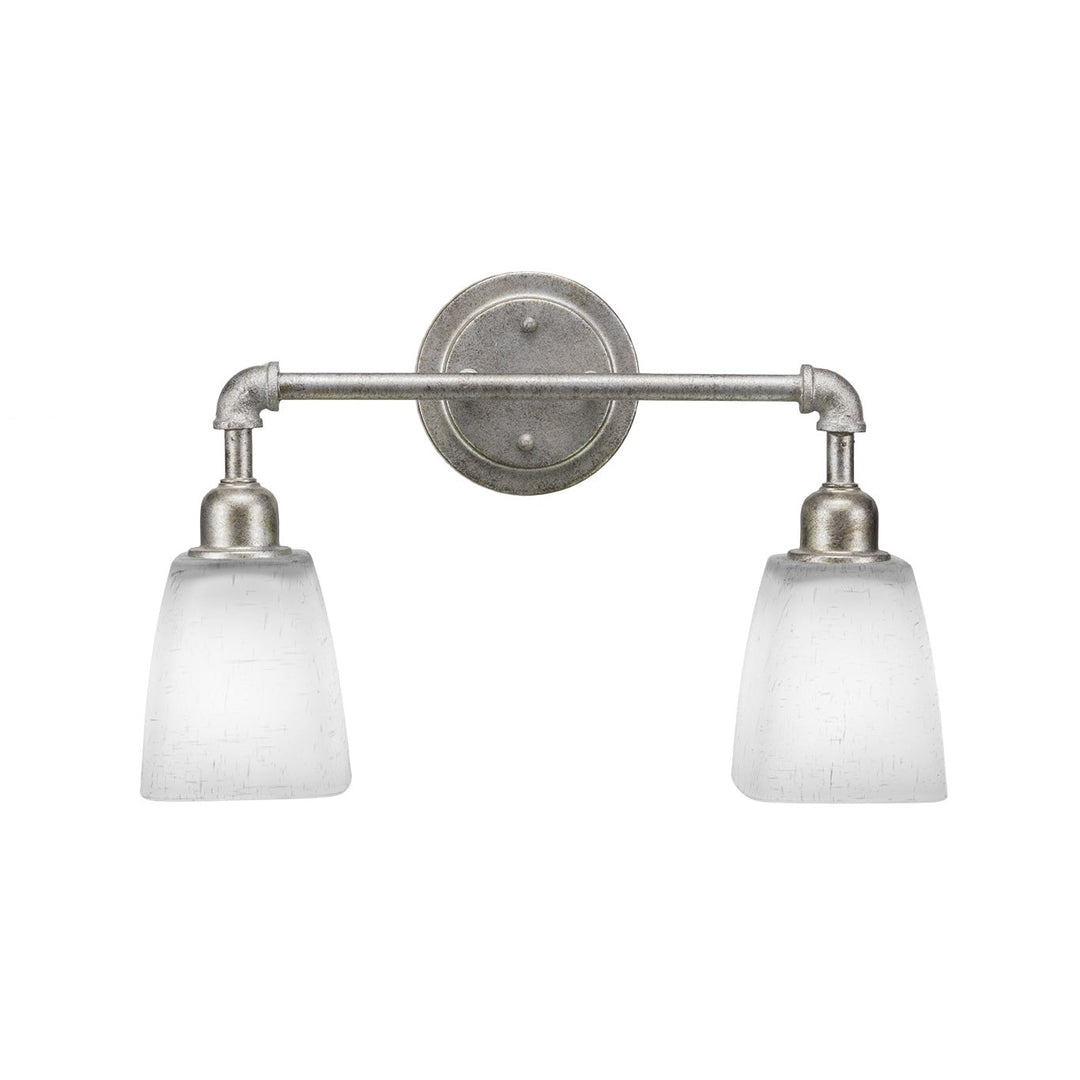 Toltec Vintage 182-as-460 Bath Vanity Light 18 in. wide - Aged Silver