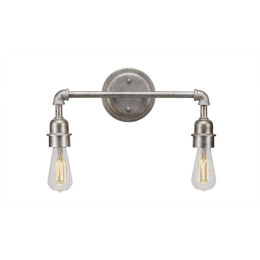 Toltec Vintage 182-as-led18c Bath Vanity Light 16 in. wide - Aged Silver