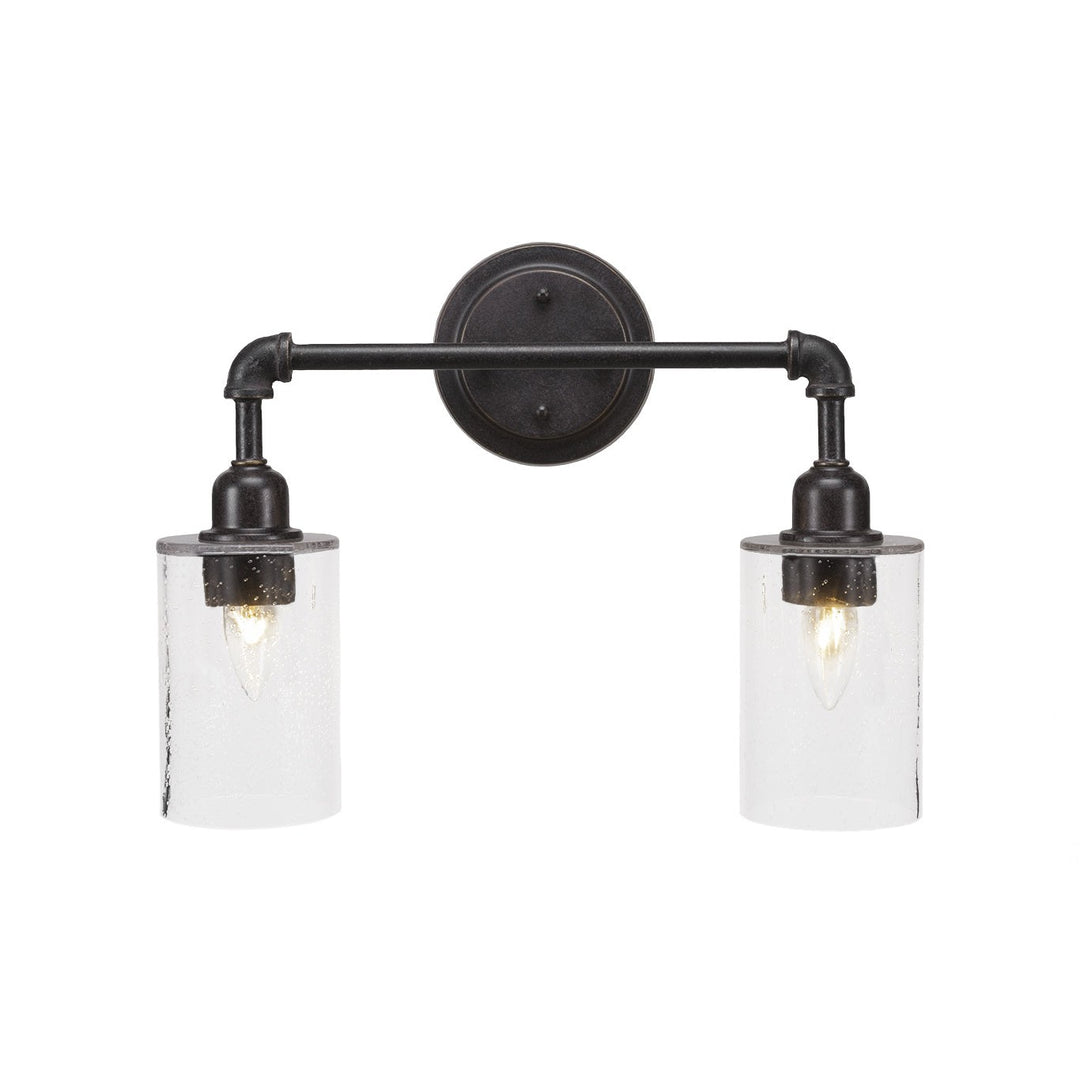 Toltec Vintage 182-dg-300 Bath Vanity Light 17 in. wide - Dark Granite