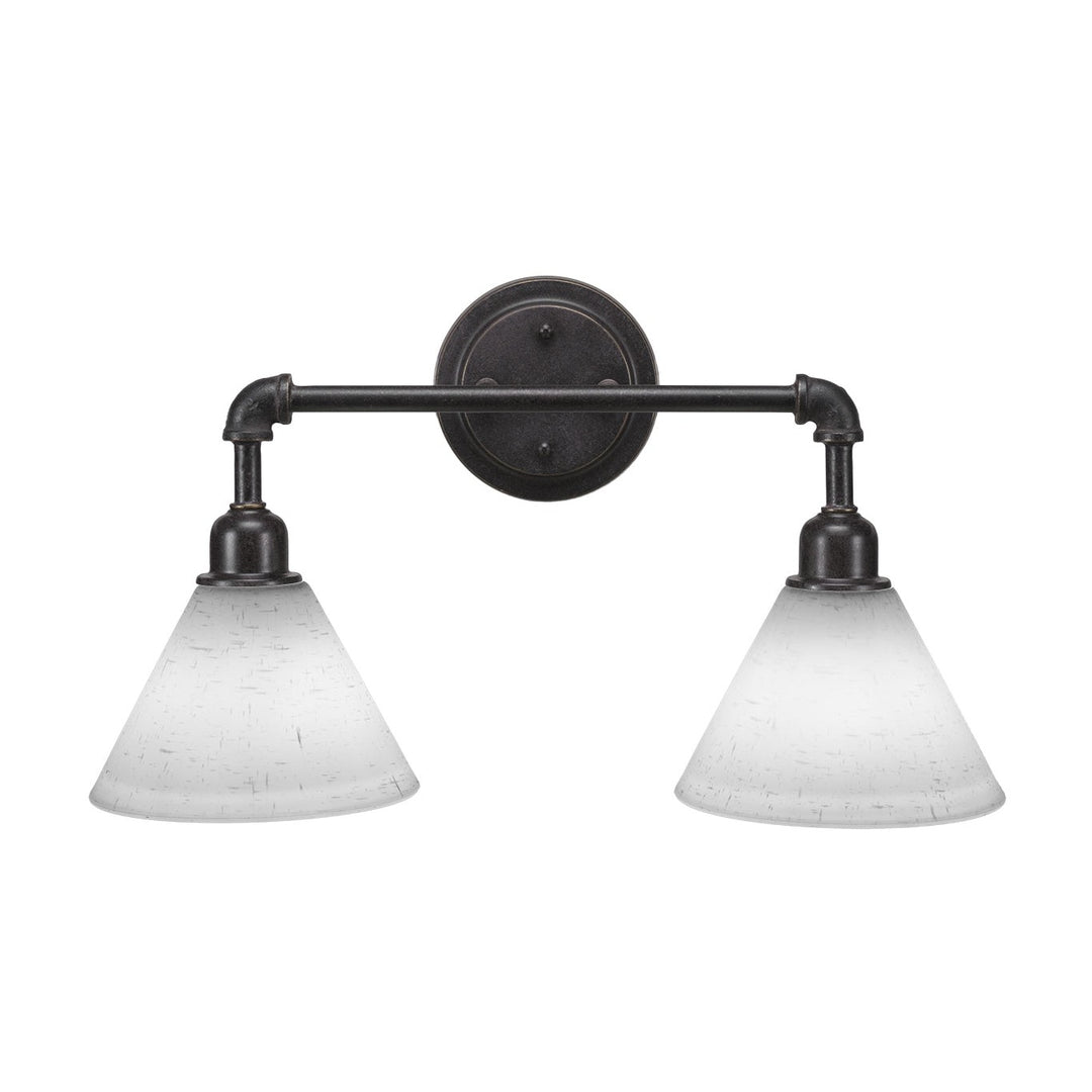 Toltec Vintage 182-dg-312 Bath Vanity Light 20 in. wide - Dark Granite