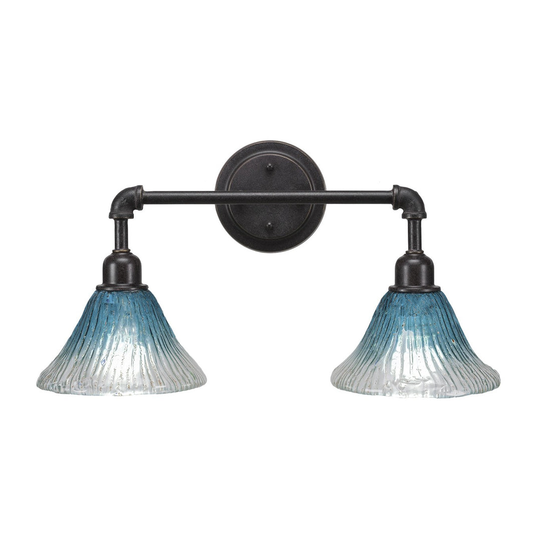 Toltec Vintage 182-dg-458 Bath Vanity Light 20 in. wide - Dark Granite