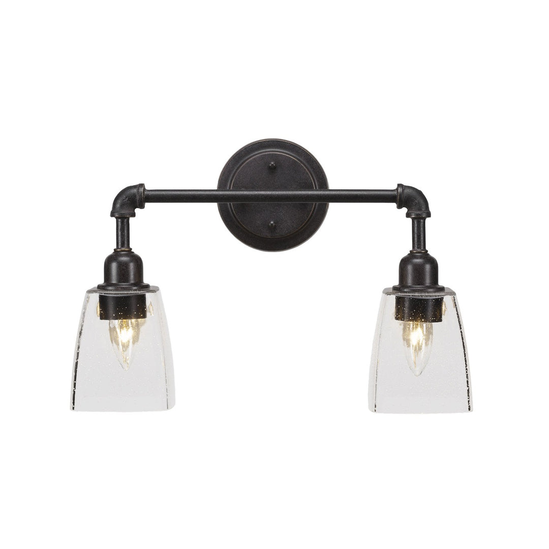 Toltec Vintage 182-dg-461 Bath Vanity Light 18 in. wide - Dark Granite