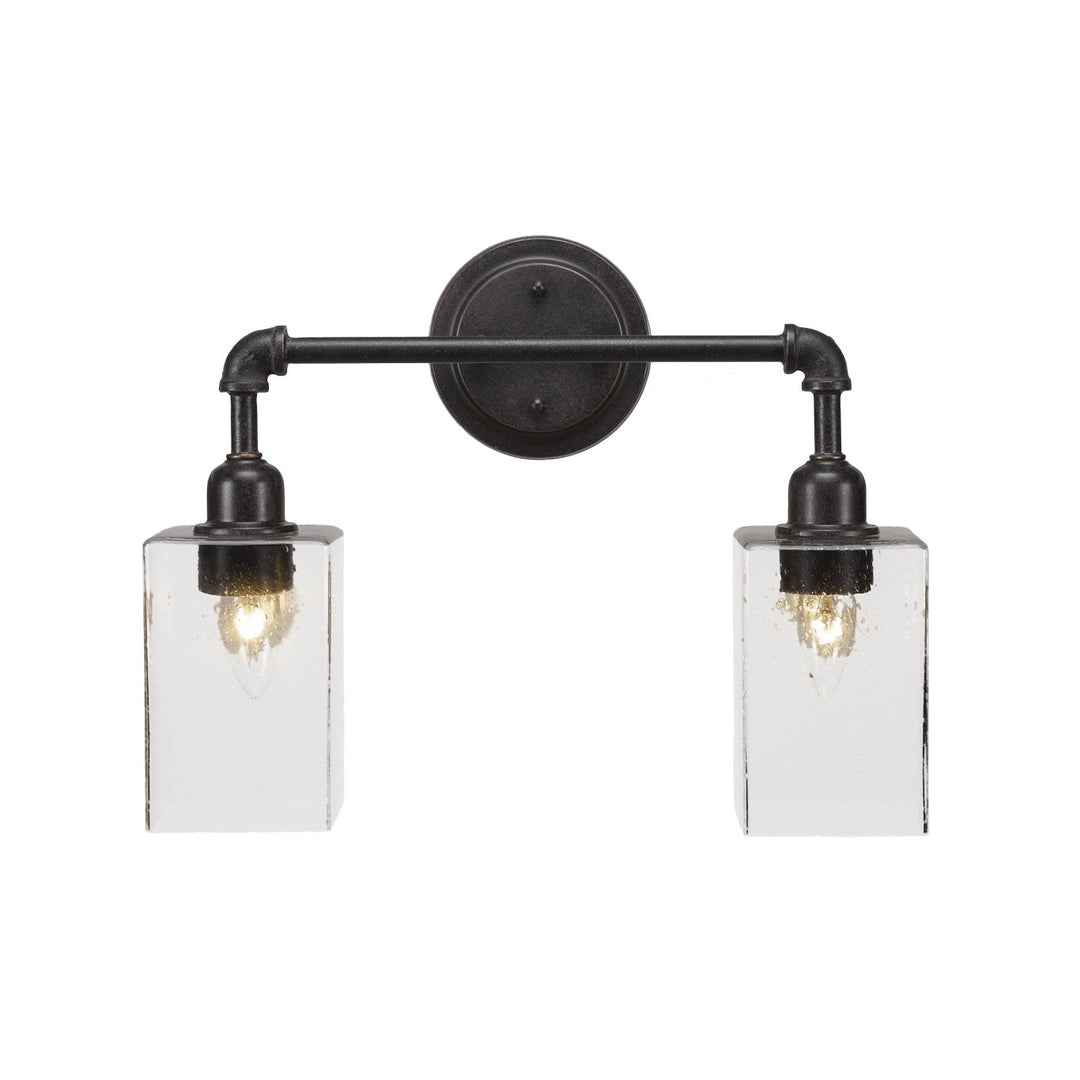 Toltec Vintage 182-dg-530 Bath Vanity Light 17 in. wide - Dark Granite