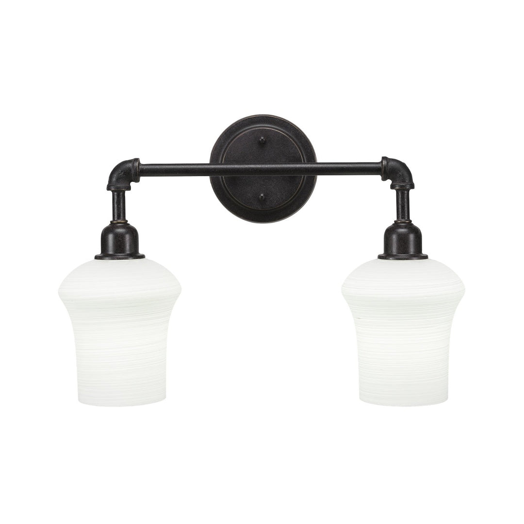 Toltec Vintage 182-dg-681 Bath Vanity Light 19 in. wide - Dark Granite