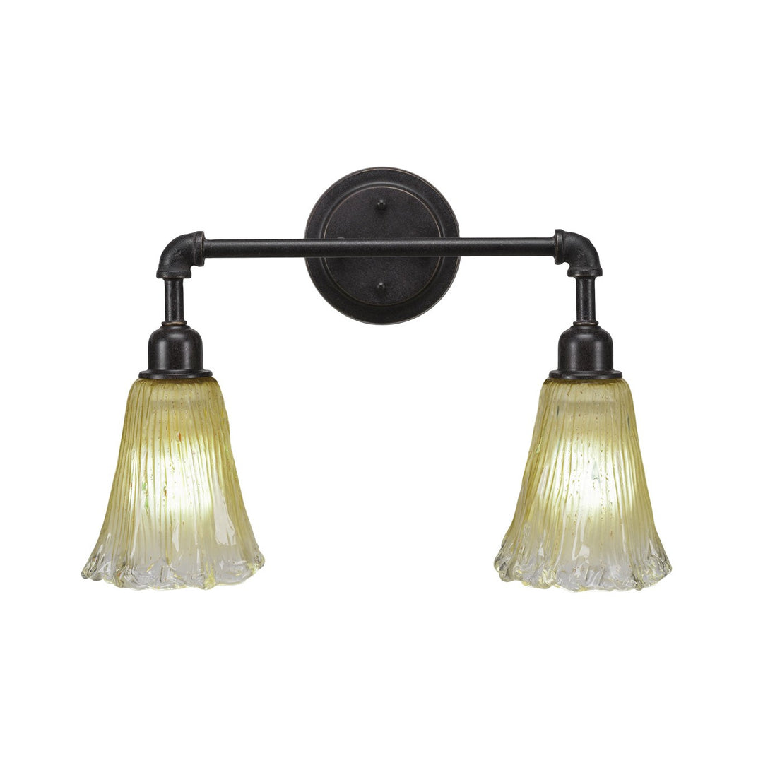 Toltec Vintage 182-dg-720 Bath Vanity Light 19 in. wide - Dark Granite