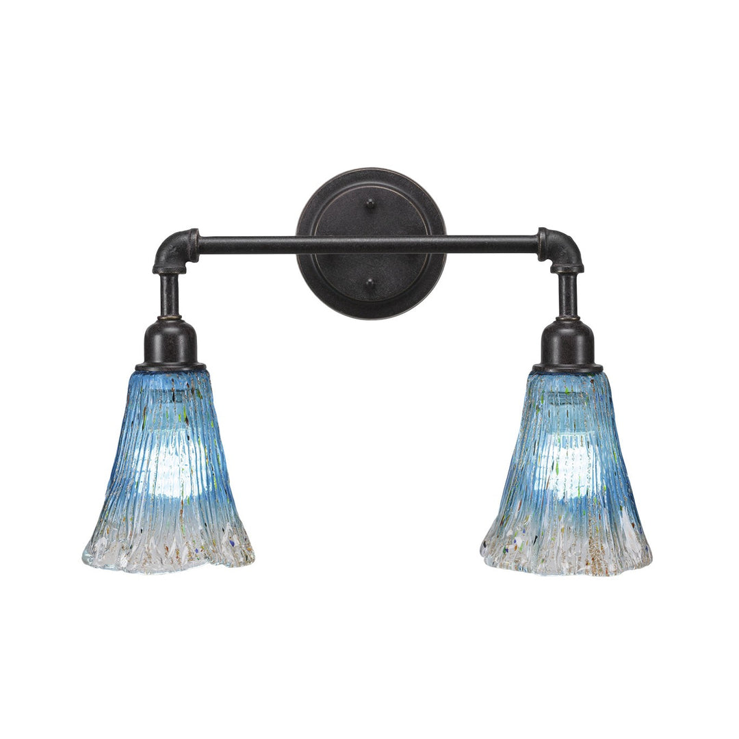 Toltec Vintage 182-dg-725 Bath Vanity Light 19 in. wide - Dark Granite