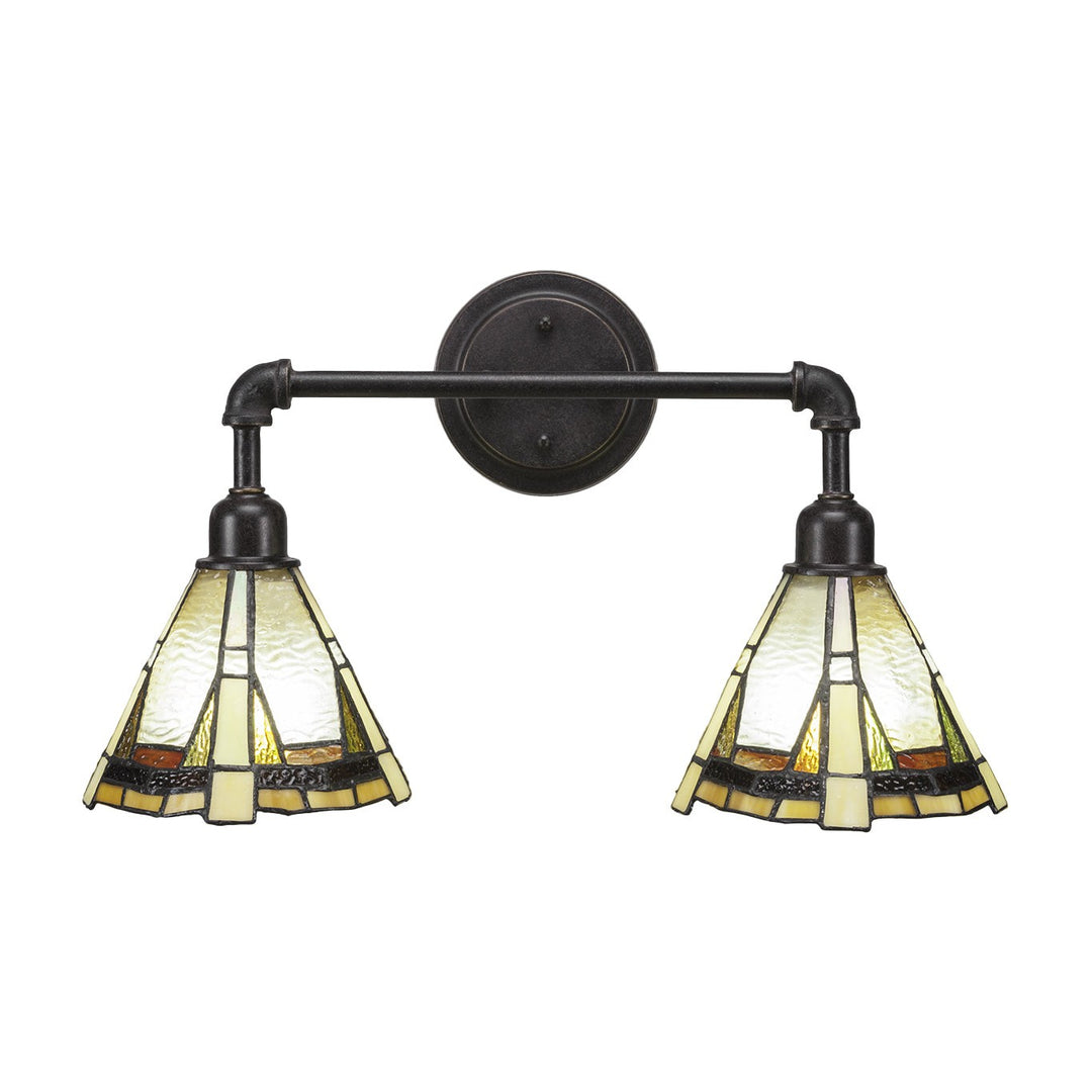 Toltec Vintage 182-dg-9345 Bath Vanity Light 21 in. wide - Dark Granite