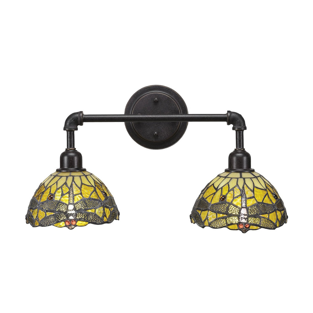 Toltec Vintage 182-dg-9465 Bath Vanity Light 21 in. wide - Dark Granite