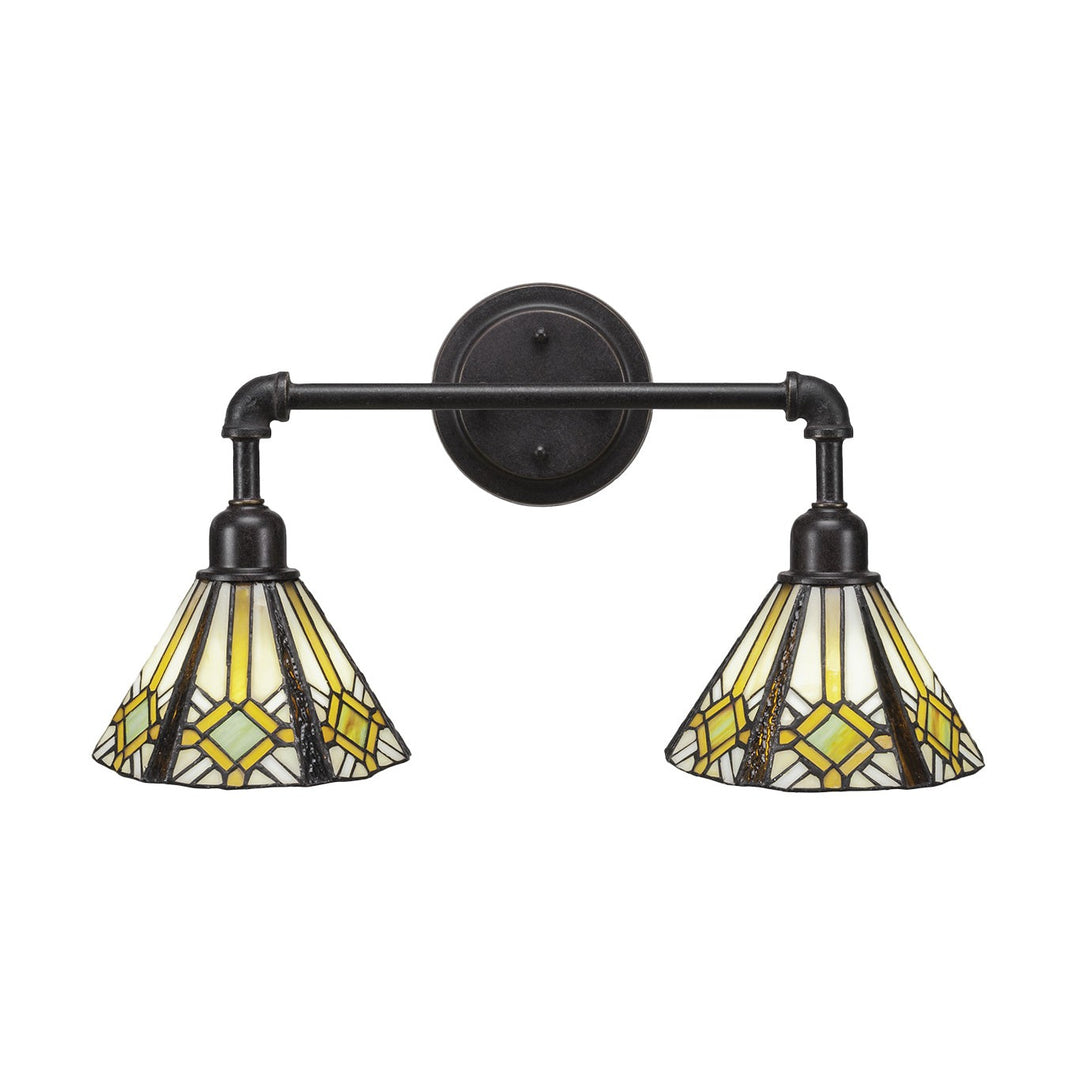 Toltec Vintage 182-dg-9615 Bath Vanity Light 20 in. wide - Dark Granite