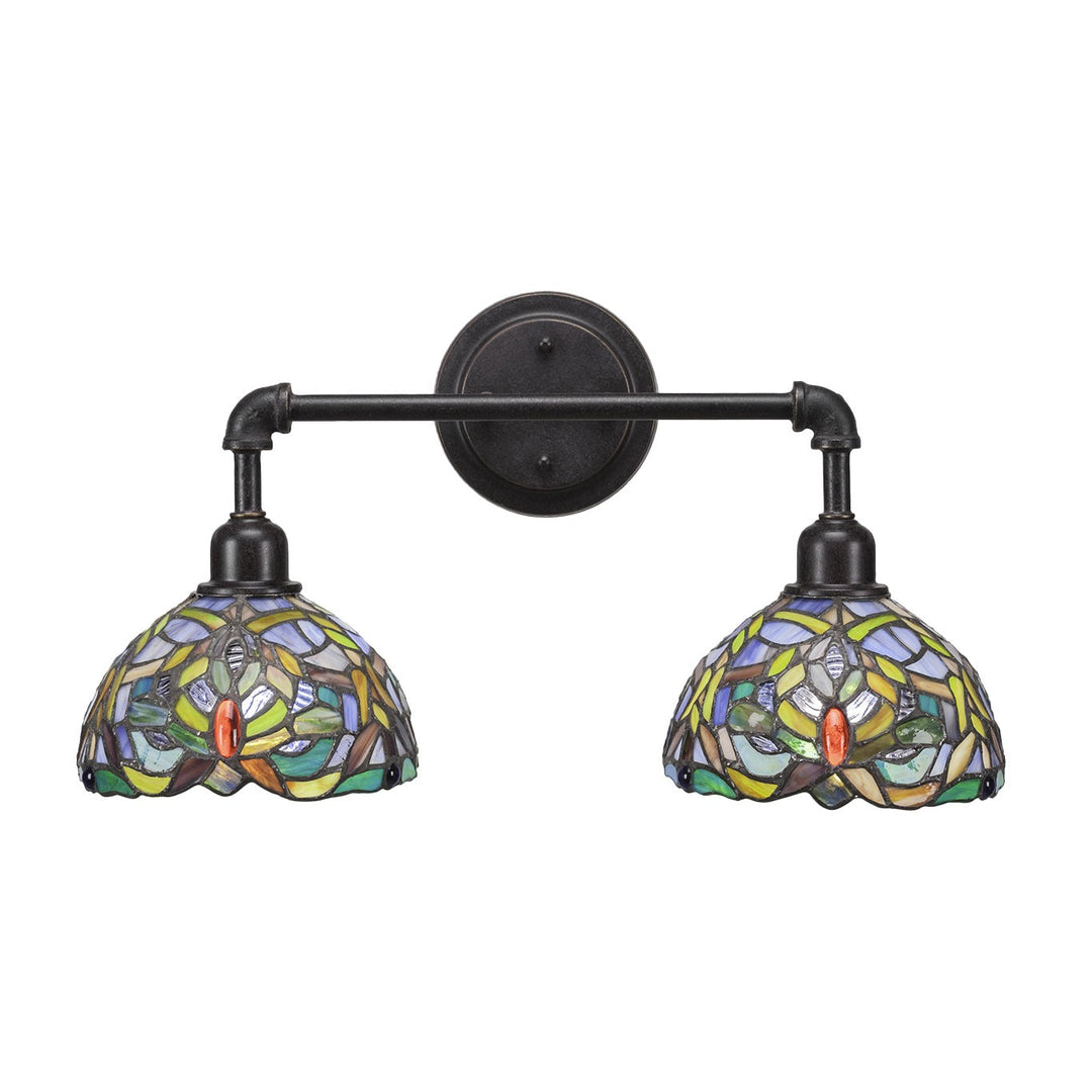 Toltec Vintage 182-dg-9905 Bath Vanity Light 21 in. wide - Dark Granite