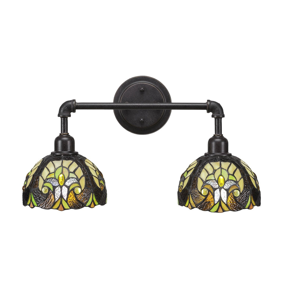 Toltec Vintage 182-dg-9945 Bath Vanity Light 20 in. wide - Dark Granite