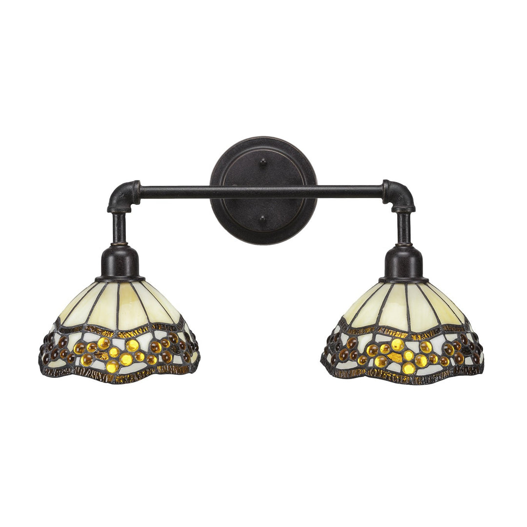 Toltec Vintage 182-dg-9975 Bath Vanity Light 21 in. wide - Dark Granite