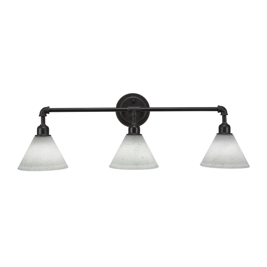 Toltec Vintage 183-dg-312 Bath Vanity Light 33 in. wide - Dark Granite