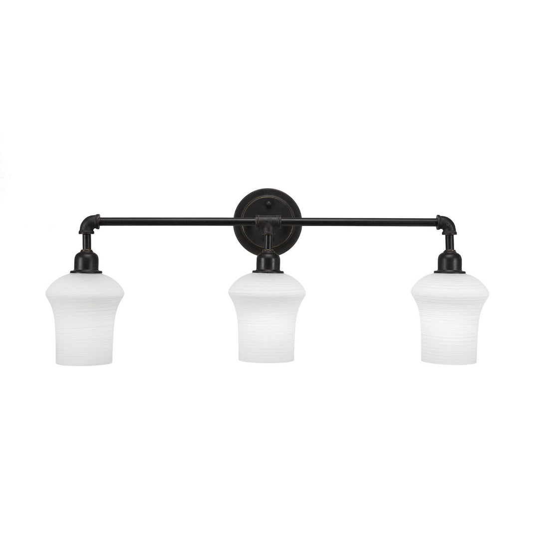 Toltec Vintage 183-dg-681 Bath Vanity Light 32 in. wide - Dark Granite