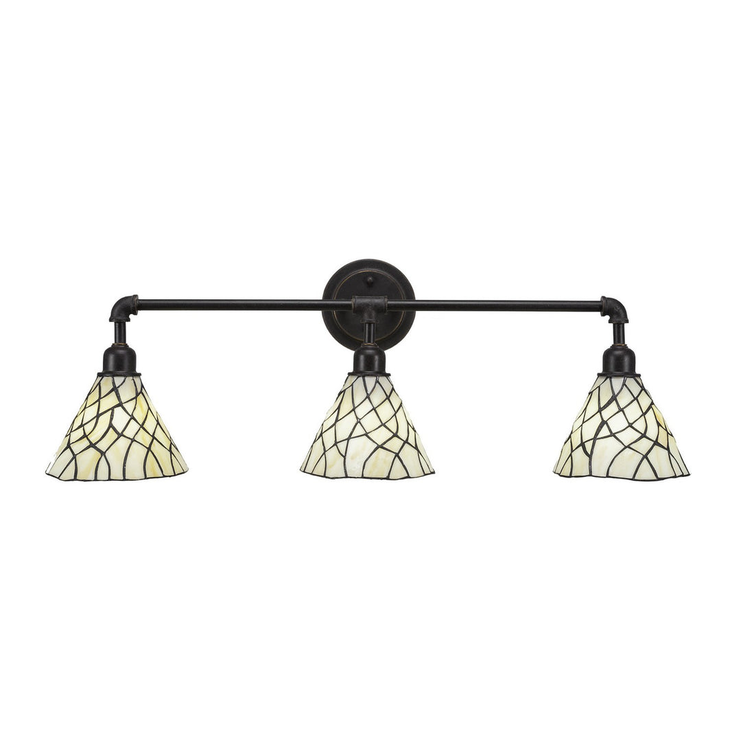 Toltec Vintage 183-dg-9115 Bath Vanity Light 34 in. wide - Dark Granite