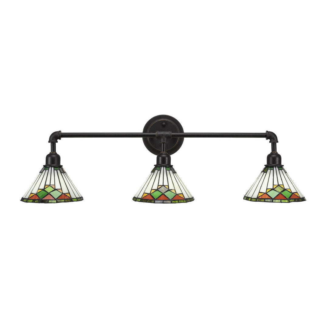 Toltec Vintage 183-dg-9375 Bath Vanity Light 34 in. wide - Dark Granite