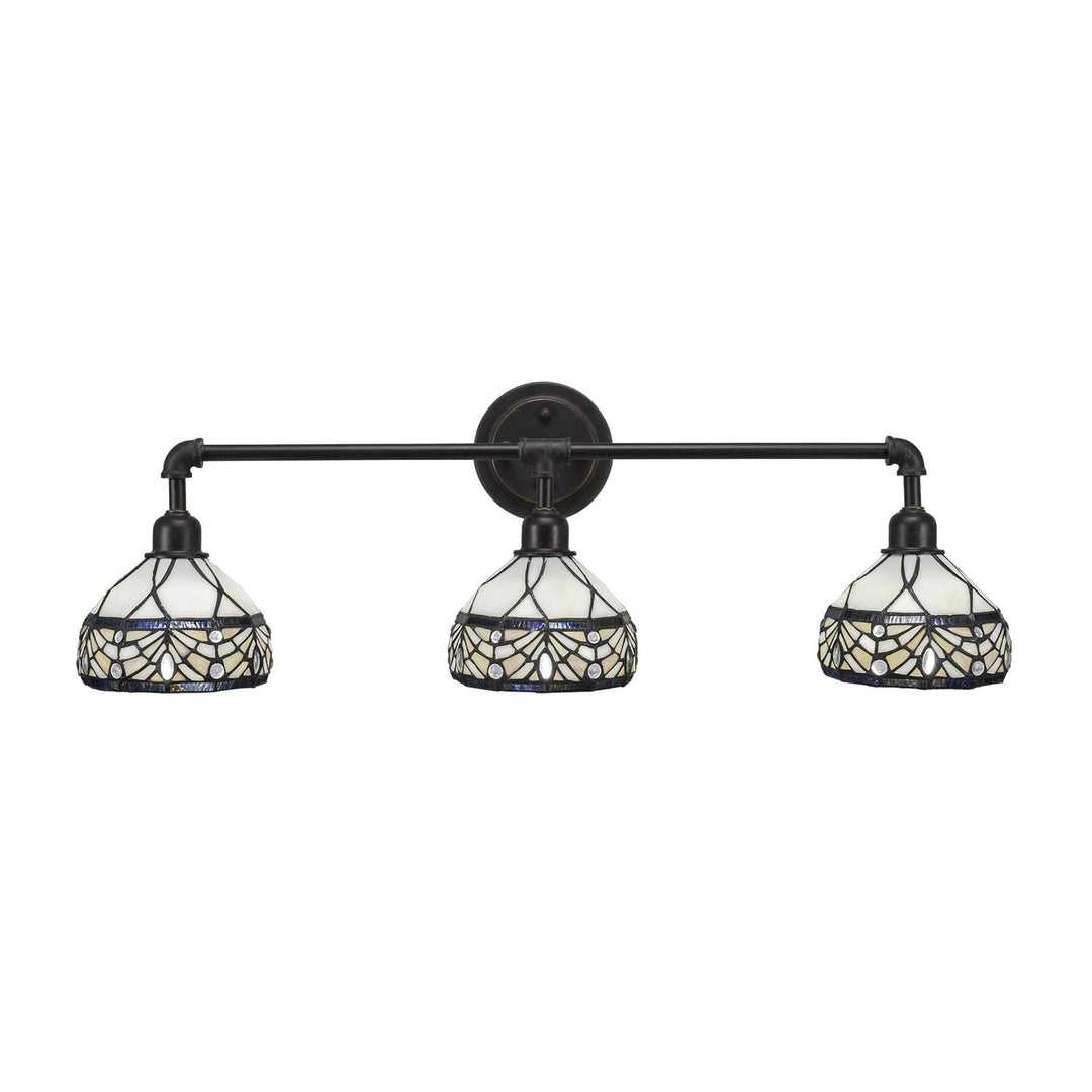 Toltec Vintage 183-dg-9485 Bath Vanity Light 33 in. wide - Dark Granite