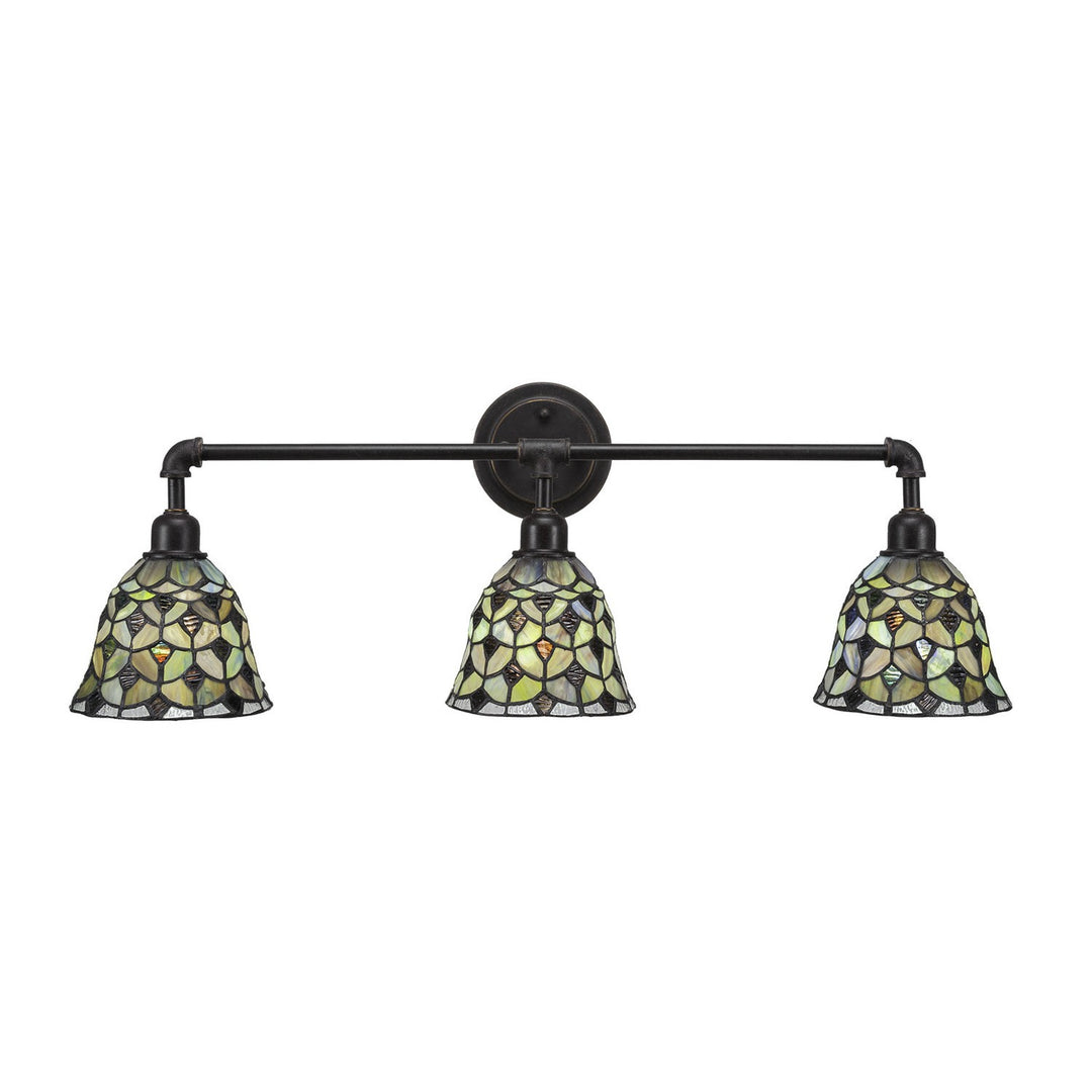 Toltec Vintage 183-dg-9965 Bath Vanity Light 33 in. wide - Dark Granite