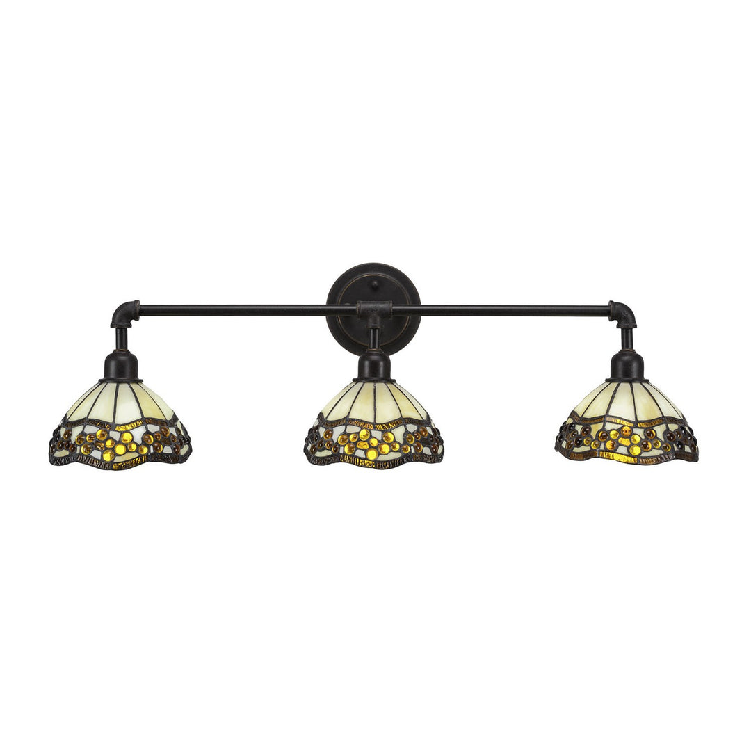 Toltec Vintage 183-dg-9975 Bath Vanity Light 34 in. wide - Dark Granite