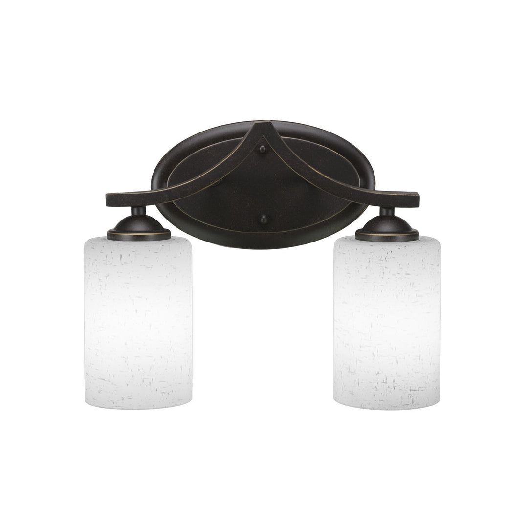 Toltec Zilo 552-dg-310 Bath Vanity Light 14 in. wide - Dark Granite