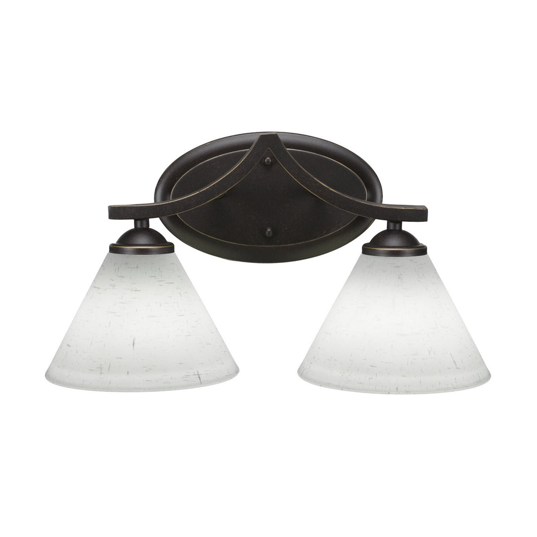 Toltec Zilo 552-dg-312 Bath Vanity Light 17 in. wide - Dark Granite