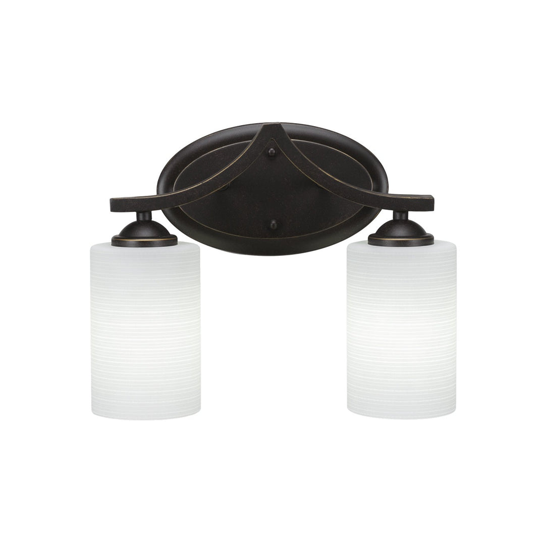 Toltec Zilo 552-dg-4061 Bath Vanity Light 13 in. wide - Dark Granite