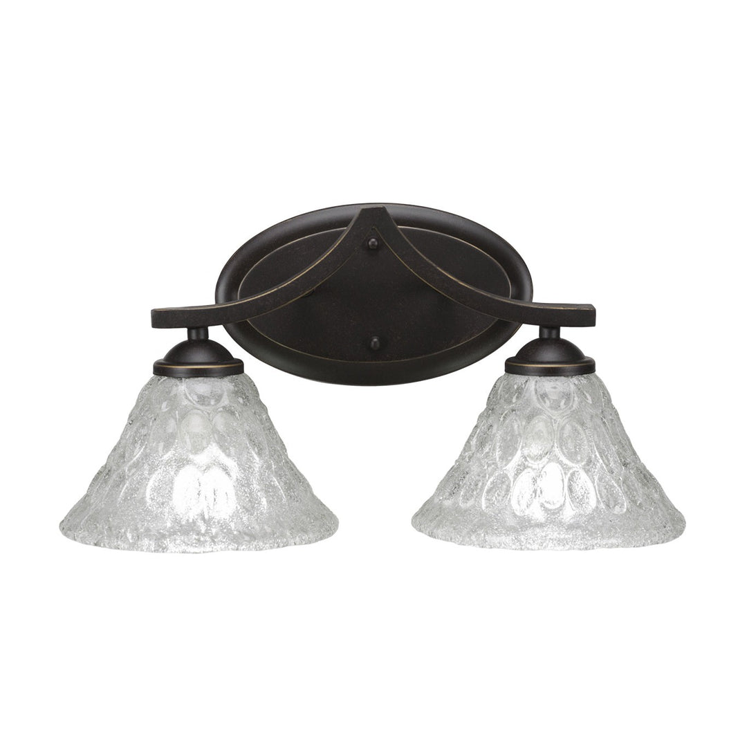 Toltec Zilo 552-dg-451 Bath Vanity Light 17 in. wide - Dark Granite