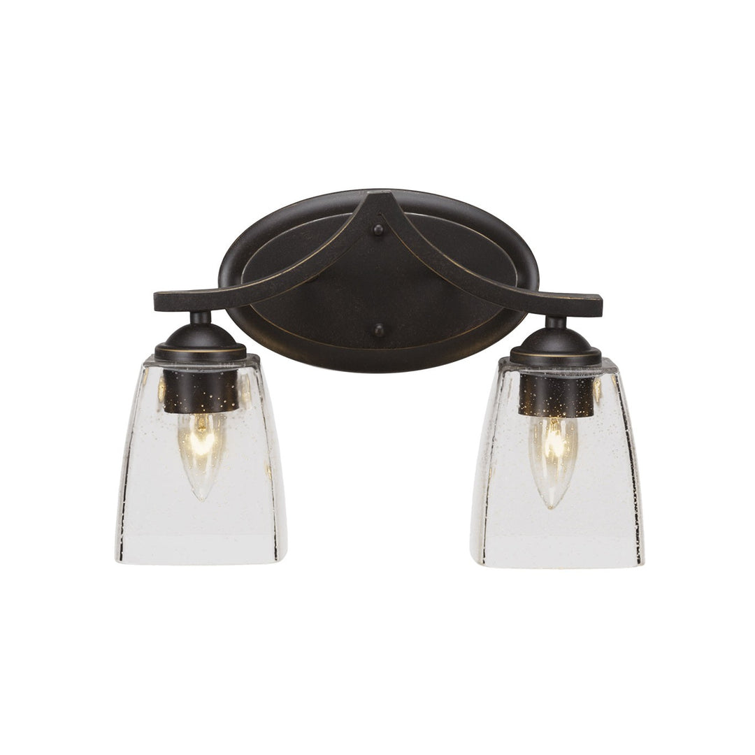 Toltec Zilo 552-dg-461 Bath Vanity Light 14 in. wide - Dark Granite