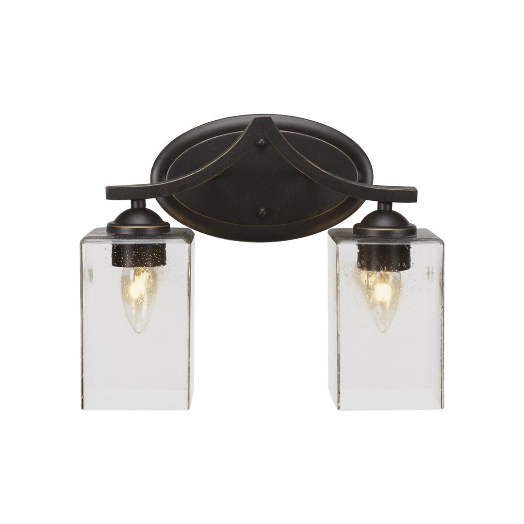 Toltec Zilo 552-dg-530 Bath Vanity Light 14 in. wide - Dark Granite