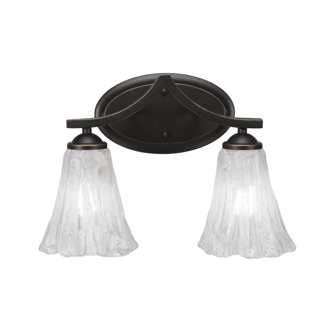 Toltec Zilo 552-dg-729 Bath Vanity Light 15 in. wide - Dark Granite