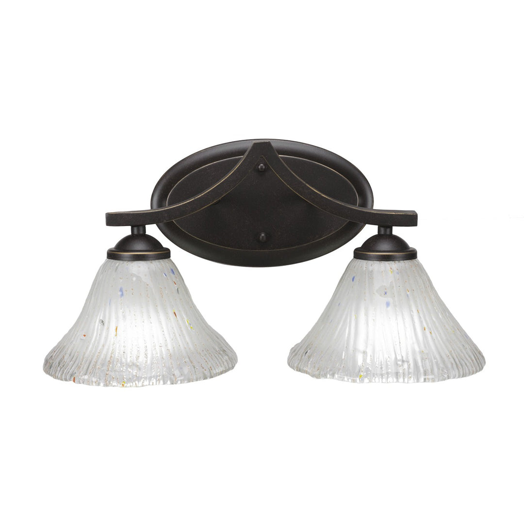 Toltec Zilo 552-dg-751 Bath Vanity Light 17 in. wide - Dark Granite