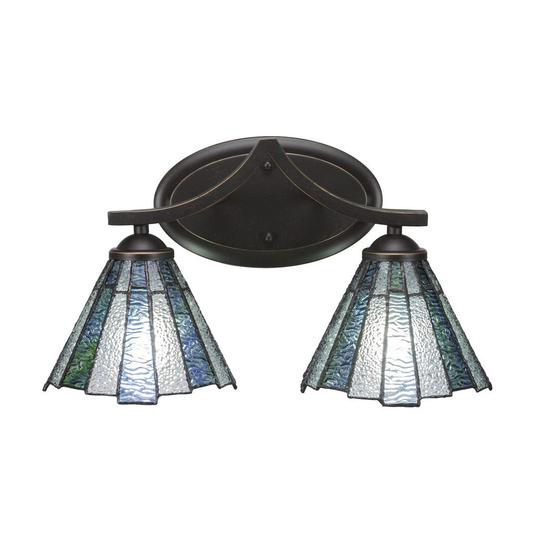 Toltec Zilo 552-dg-9325 Bath Vanity Light 16 in. wide - Dark Granite