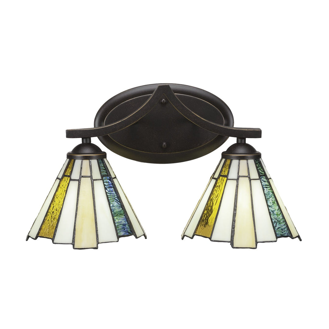 Toltec Zilo 552-dg-9335 Bath Vanity Light 16 in. wide - Dark Granite