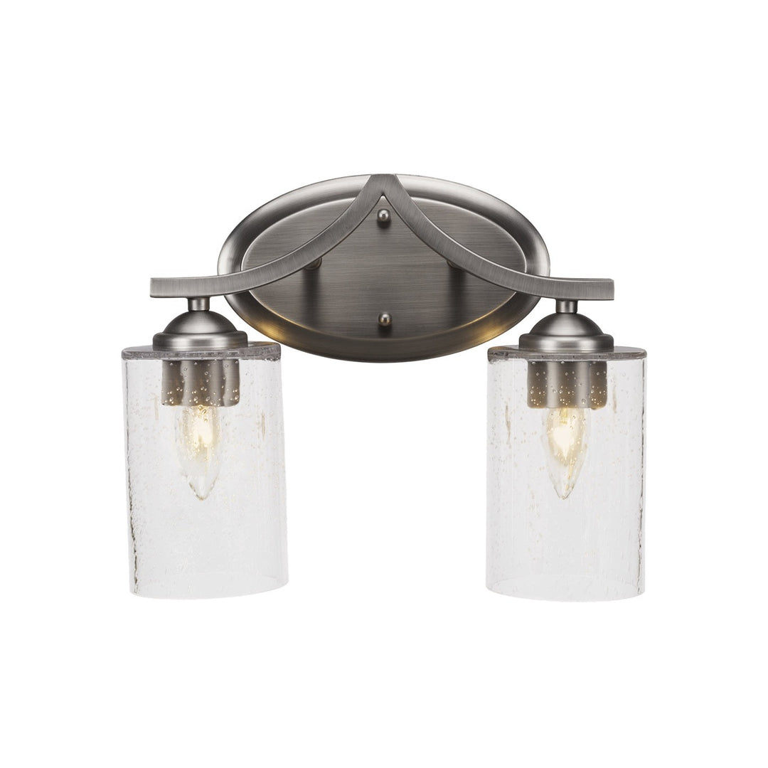 Toltec Zilo 552-gp-300 Bath Vanity Light 13 in. wide - Graphite