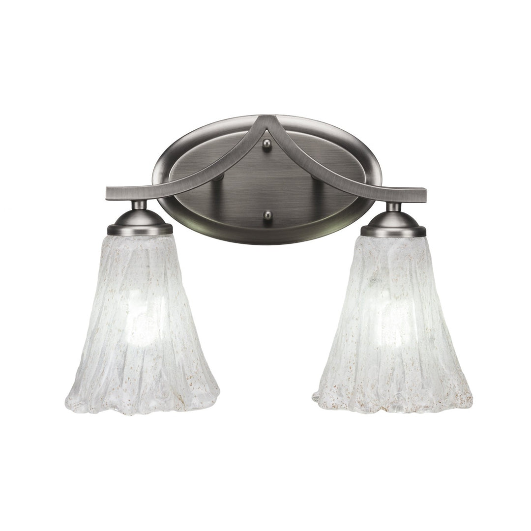Toltec Zilo 552-gp-729 Bath Vanity Light 15 in. wide - Graphite