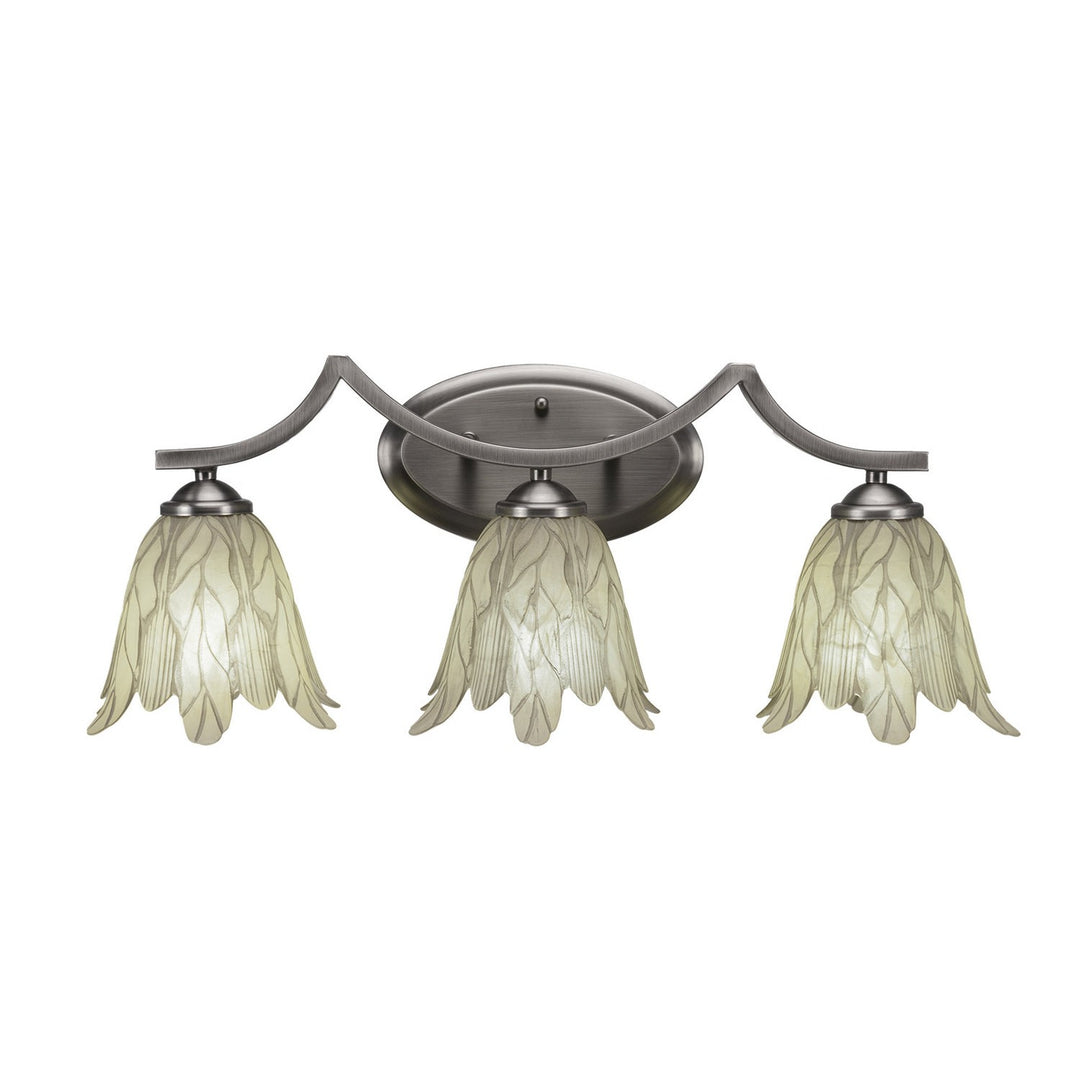 Toltec Zilo 553-gp-1025 Bath Vanity Light 24 in. wide - Graphite
