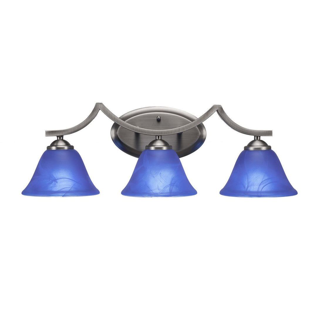 Toltec Zilo 553-gp-4155 Bath Vanity Light 24 in. wide - Graphite