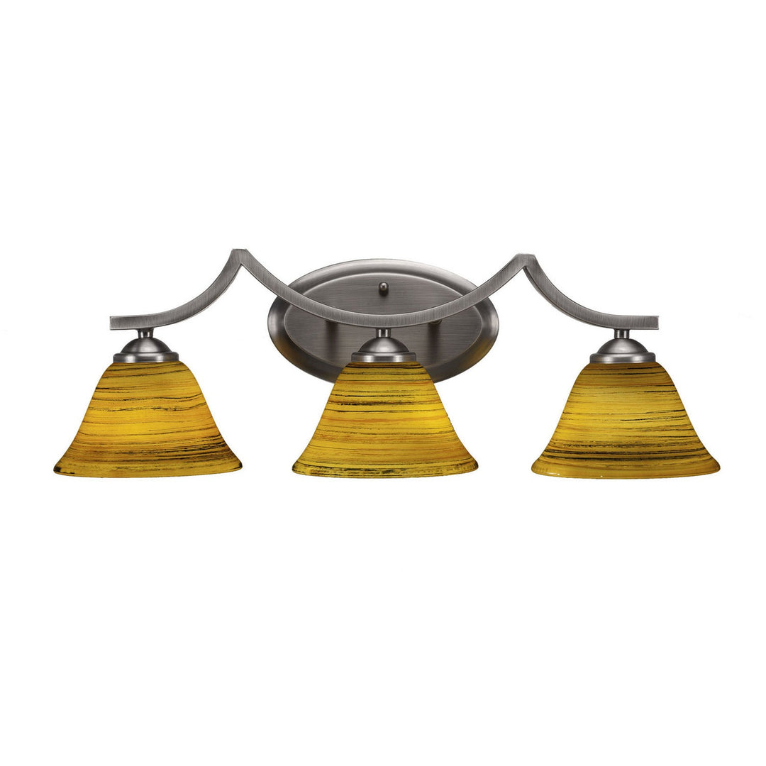 Toltec Zilo 553-gp-454 Bath Vanity Light 24 in. wide - Graphite