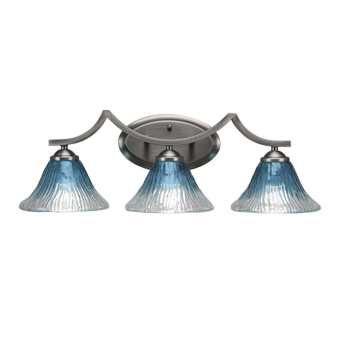 Toltec Zilo 553-gp-458 Bath Vanity Light 24 in. wide - Graphite