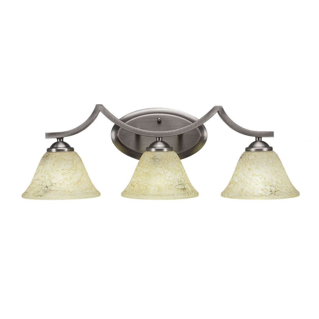 Toltec Zilo 553-gp-508 Bath Vanity Light 24 in. wide - Graphite