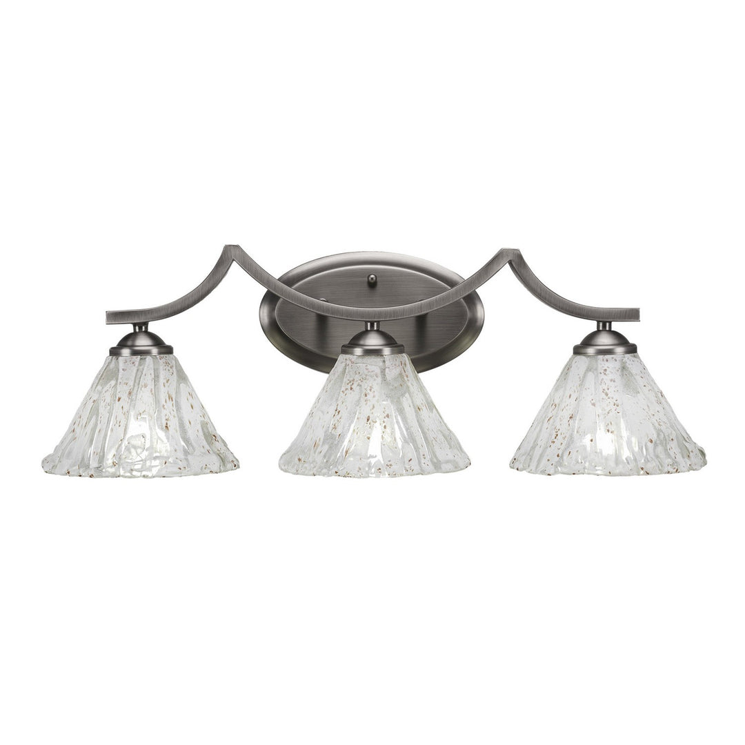 Toltec Zilo 553-gp-7195 Bath Vanity Light 24 in. wide - Graphite