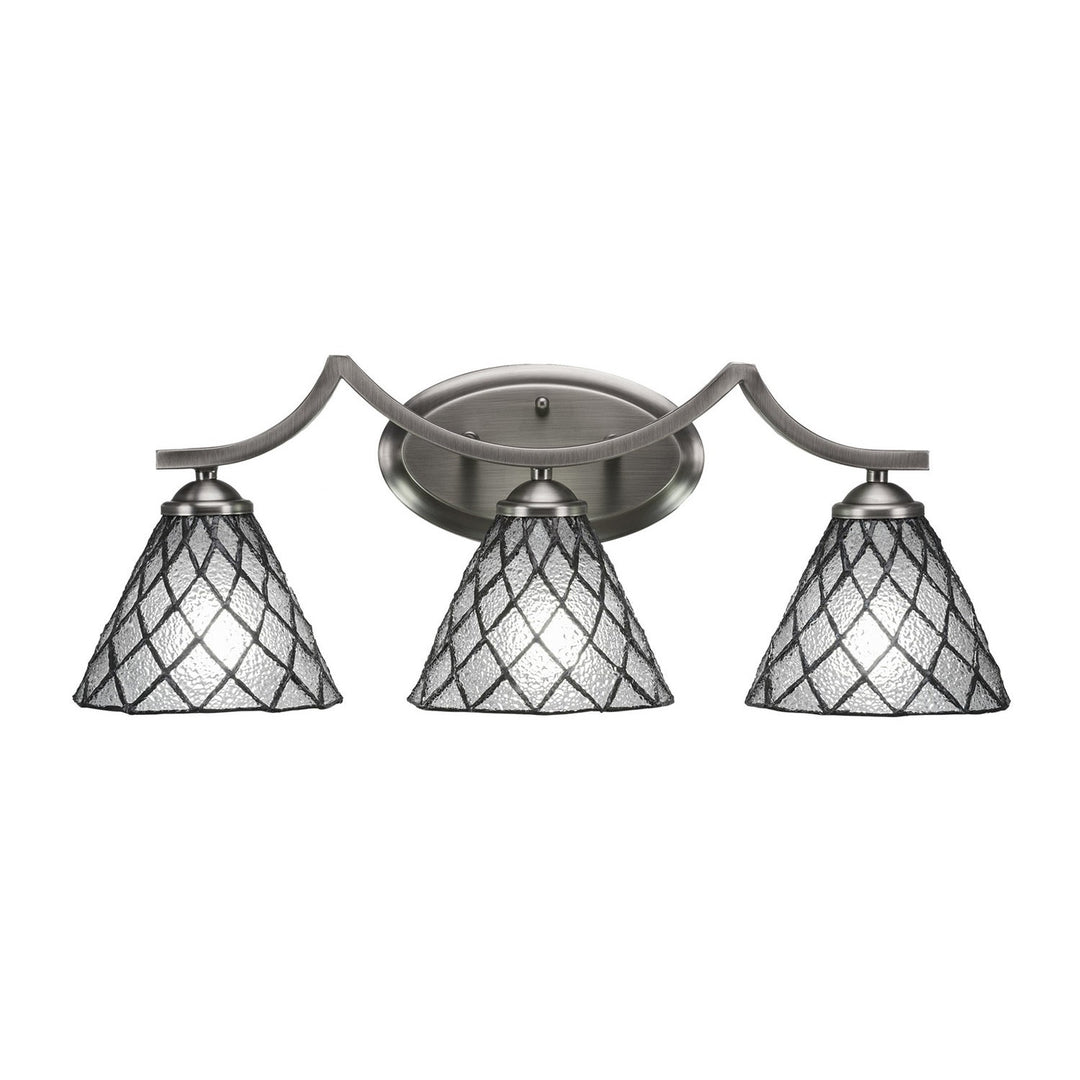 Toltec Zilo 553-gp-9185 Bath Vanity Light 24 in. wide - Graphite