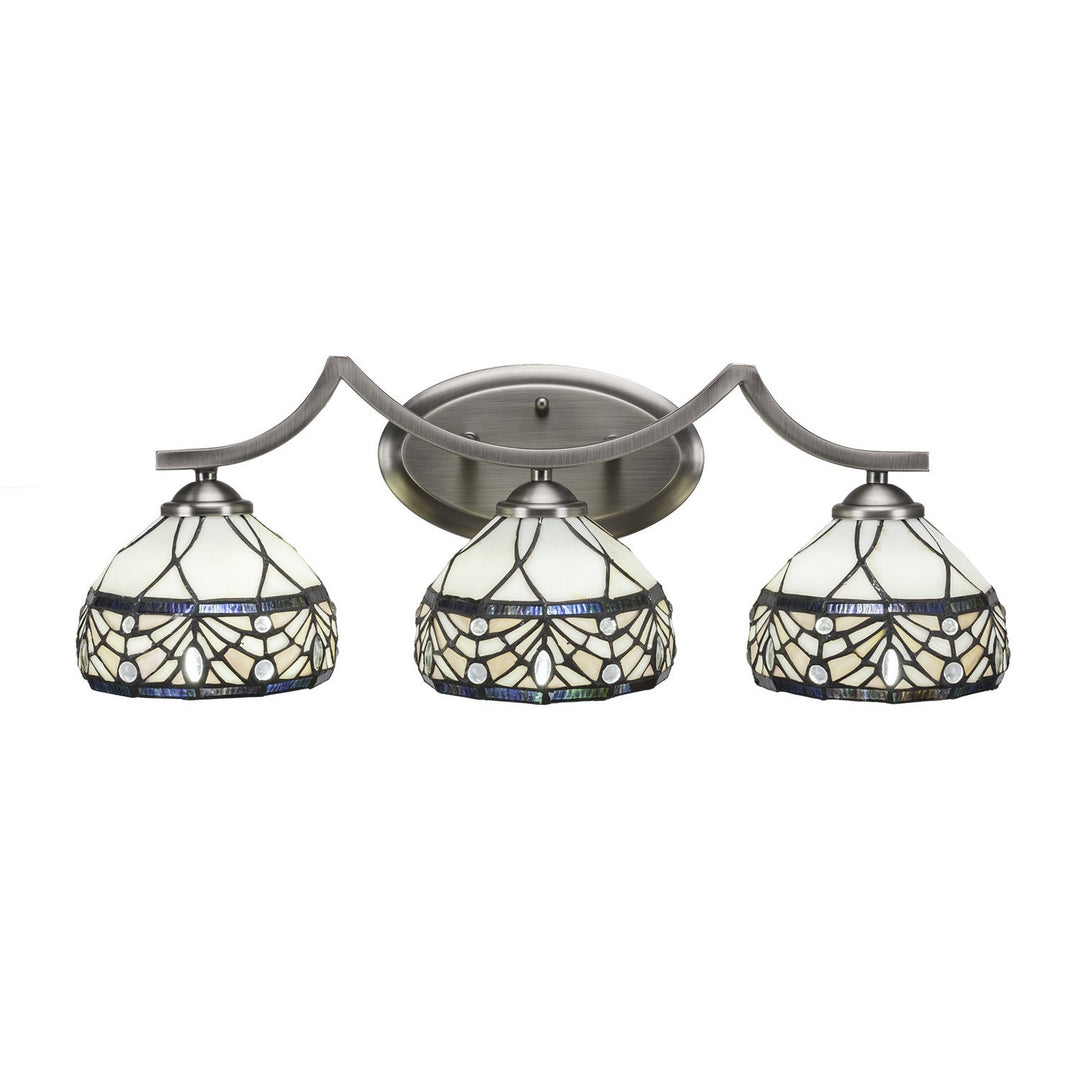 Toltec Zilo 553-gp-9485 Bath Vanity Light 24 in. wide - Graphite