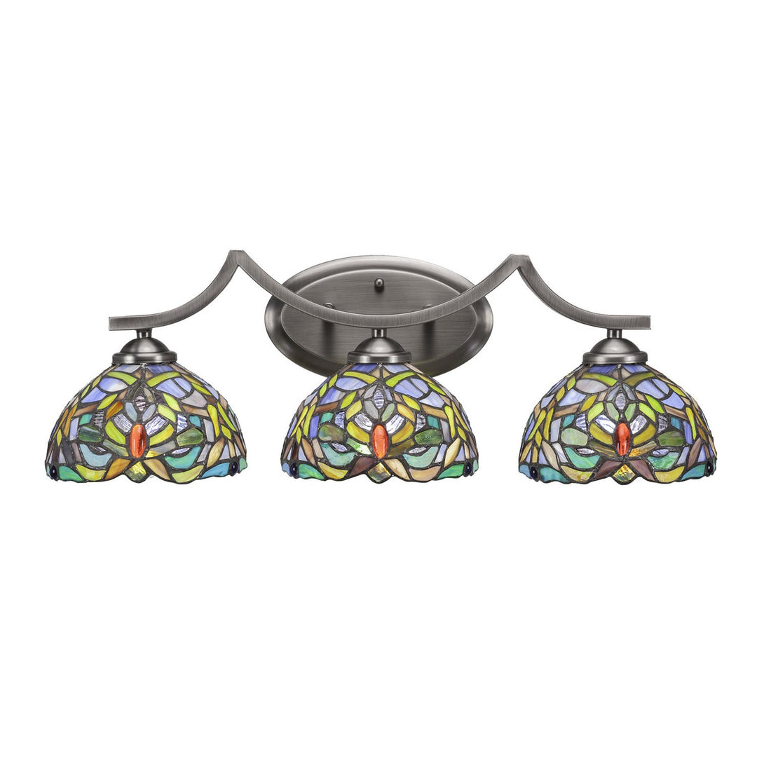 Toltec Zilo 553-gp-9905 Bath Vanity Light 25 in. wide - Graphite