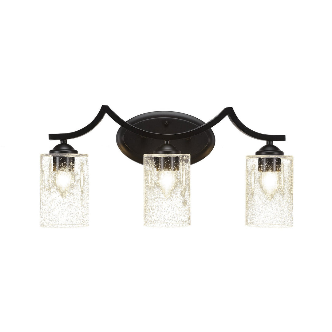 Toltec Zilo 553-mb-300 Bath Vanity Light 21 in. wide - Matte Black