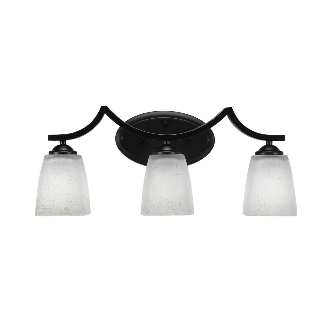 Toltec Zilo 553-mb-460 Bath Vanity Light 22 in. wide - Matte Black