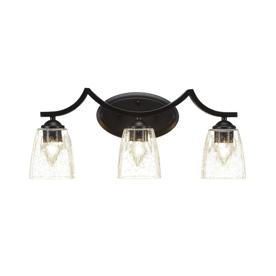 Toltec Zilo 553-mb-461 Bath Vanity Light 22 in. wide - Matte Black