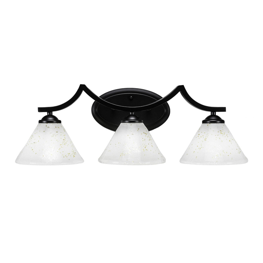 Toltec Zilo 553-mb-7145 Bath Vanity Light 24 in. wide - Matte Black