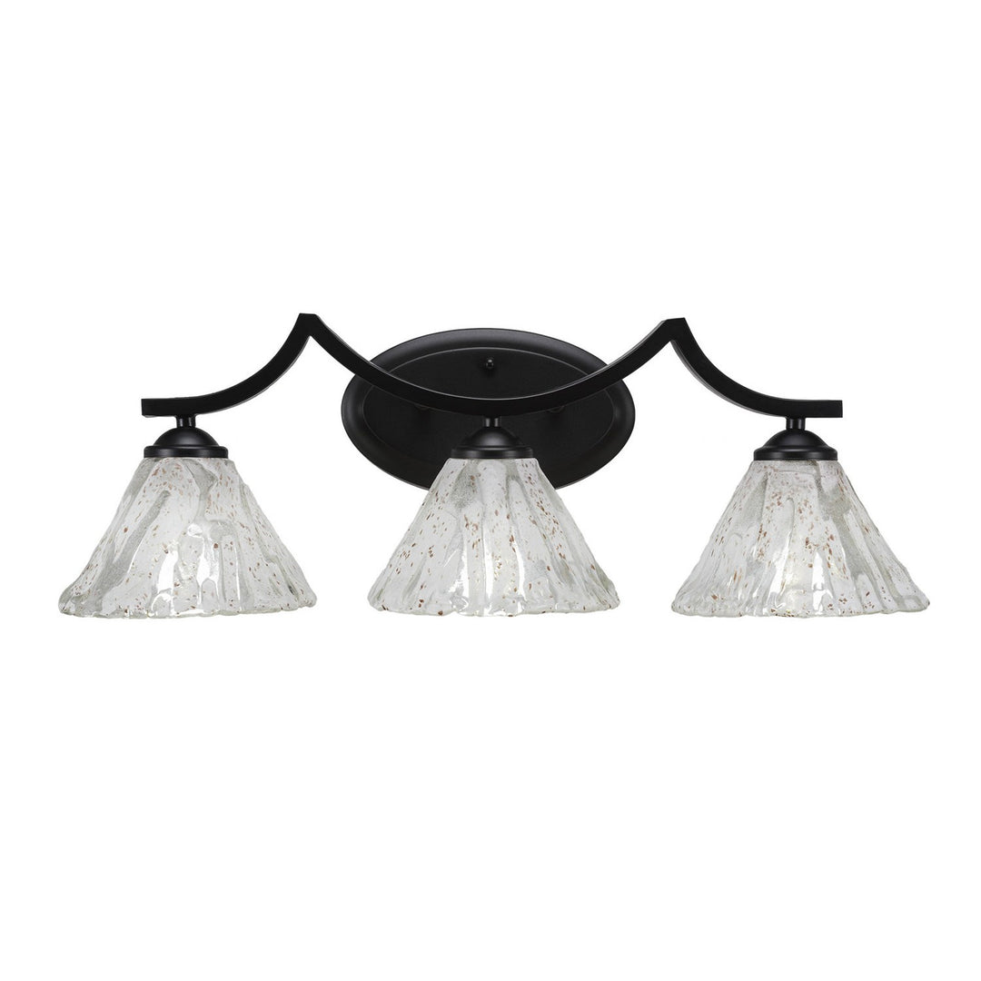 Toltec Zilo 553-mb-7195 Bath Vanity Light 24 in. wide - Matte Black